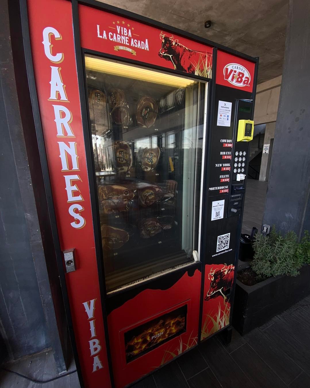 ¡Es real y está en México! Crean máquina expendedora de carne asada