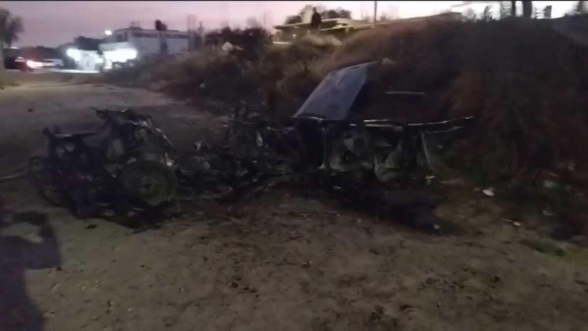 Detonan tres coches bombas para liberar reos en Hidalgo