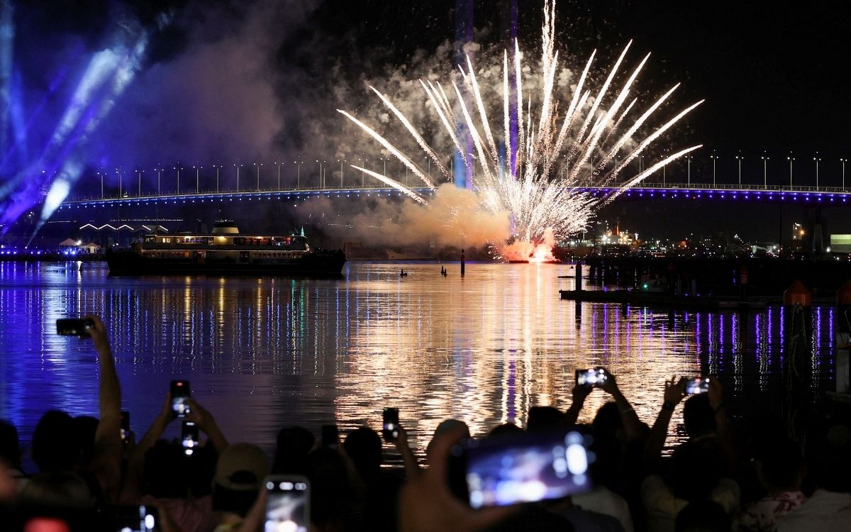 VIDEO: Sídney ya recibió el Año Nuevo 2022 y así lo celebró