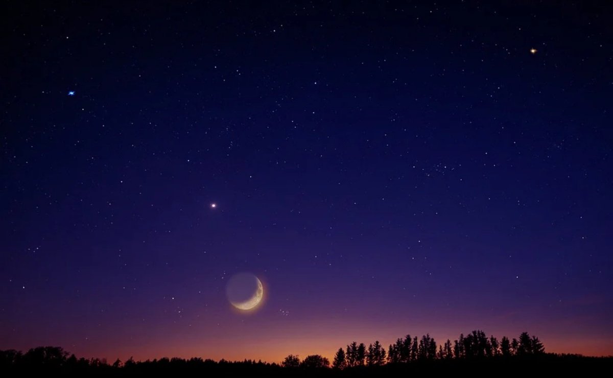 Este fin de semana la Luna, Venus y Marte tendrán espectáculo astronómico  