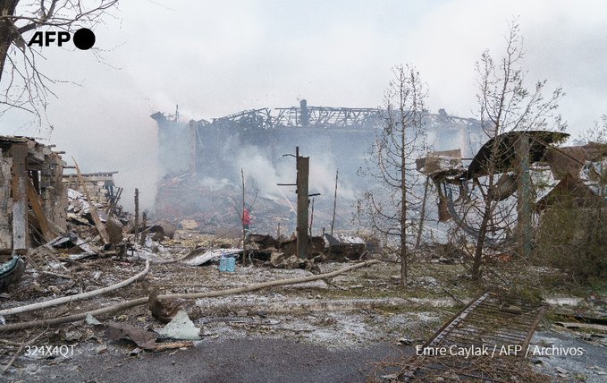 Aeropuerto de Dnipro queda completamente destruido por ataque ruso