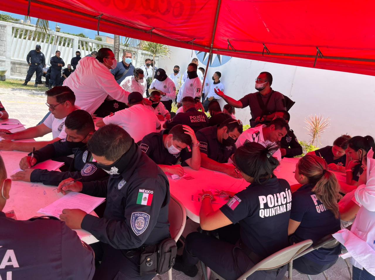 Evalúan a más de 500 elementos de seguridad pública en Quintana Roo
