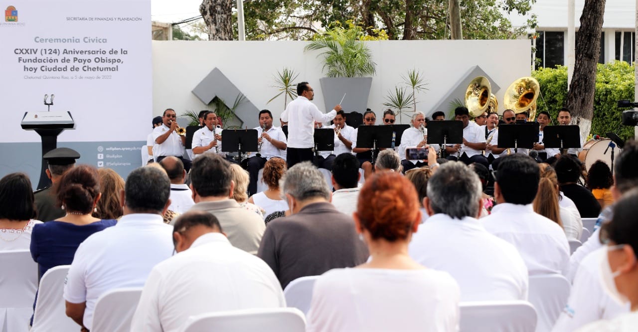 Conmemoran el 124 Aniversario de la Fundación de Payo Obispo, hoy Chetumal 