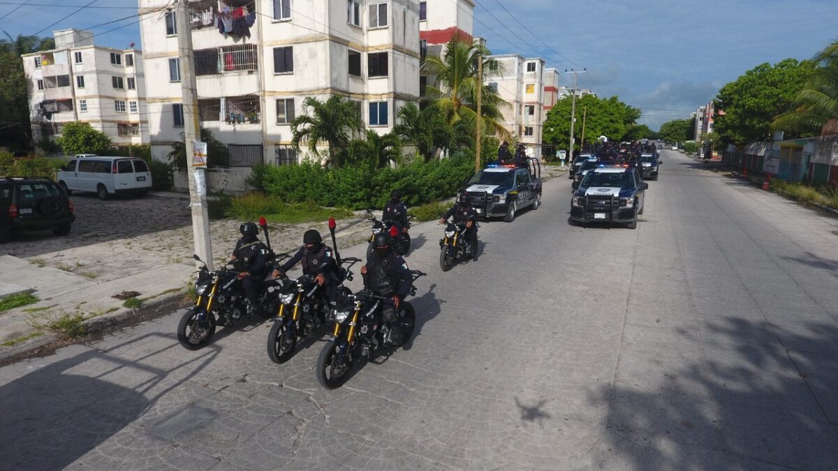 Policía Quintana Roo ha logrado un 20 por ciento en percepción de seguridad en Cancún 