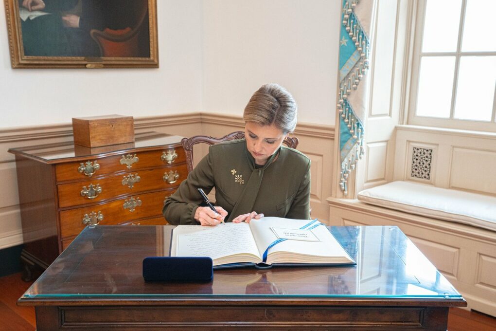 Primera dama de Ucrania lleva a EEUU planes de reconstrucción de Volodímir Zelenski