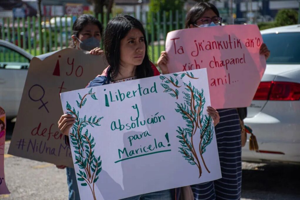 Familiares piden libertad para Maricela, mujer que mató a su agresor en Chiapas