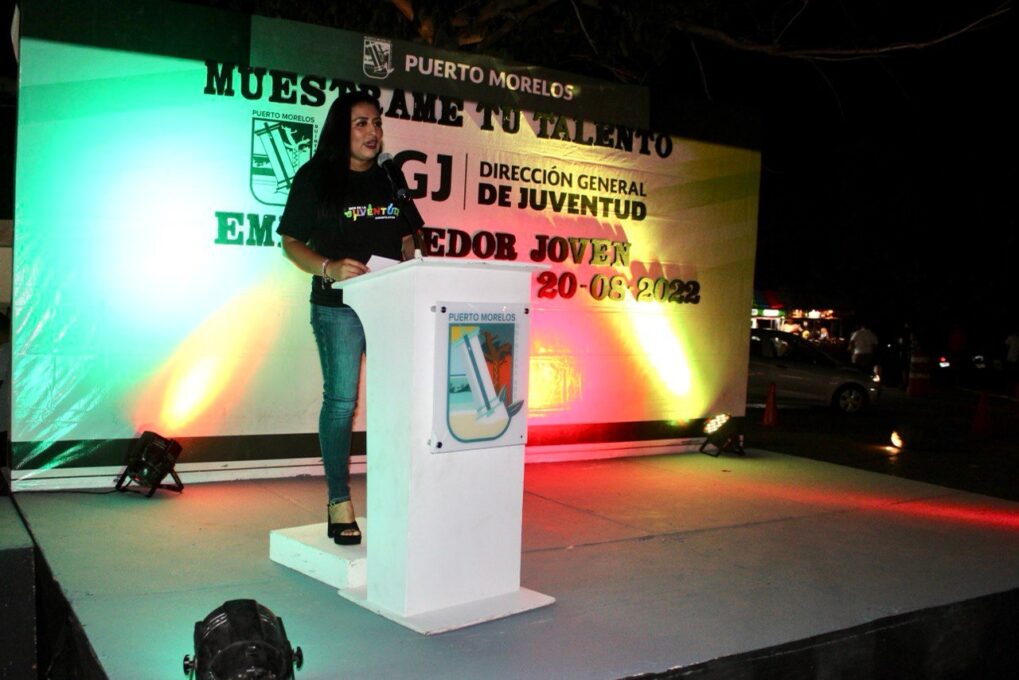 Vive Puerto Morelos velada de expo Talento y Emprendedor Joven