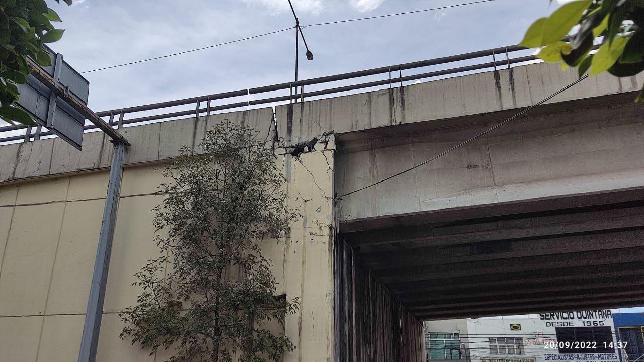 La junta de caminos del EdoMex descarta afectaciones en puente de Gustavo Baz en Naucalpan