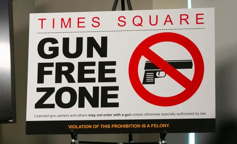 Times Square se convierte en zona libre de armas de fuego