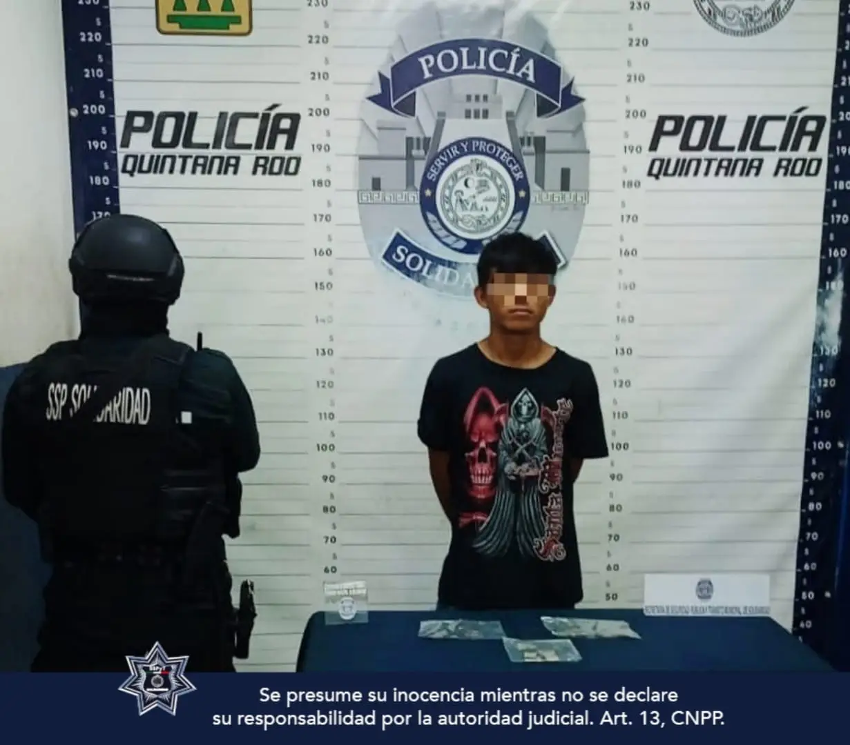 Detienen a dos en operativo antinarcomenudeo en Playa del Carmen