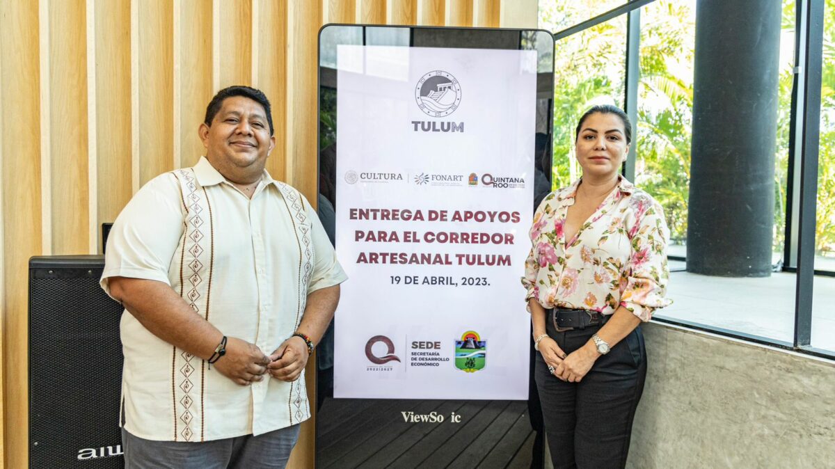 Tulum: Artesanos reciben apoyo para la creación del primer Corredor Artesanal 