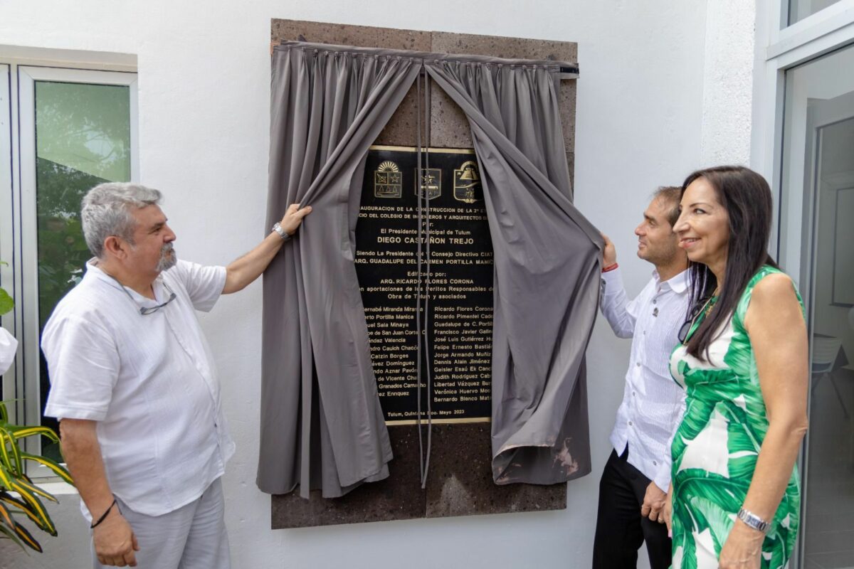 Diego Castañón asiste a la inauguración de la Segunda Etapa del CIA Tulum 