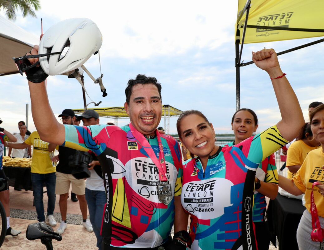 Mara Lezama da banderazo de la L’etape Cancún By Tour de France 2023