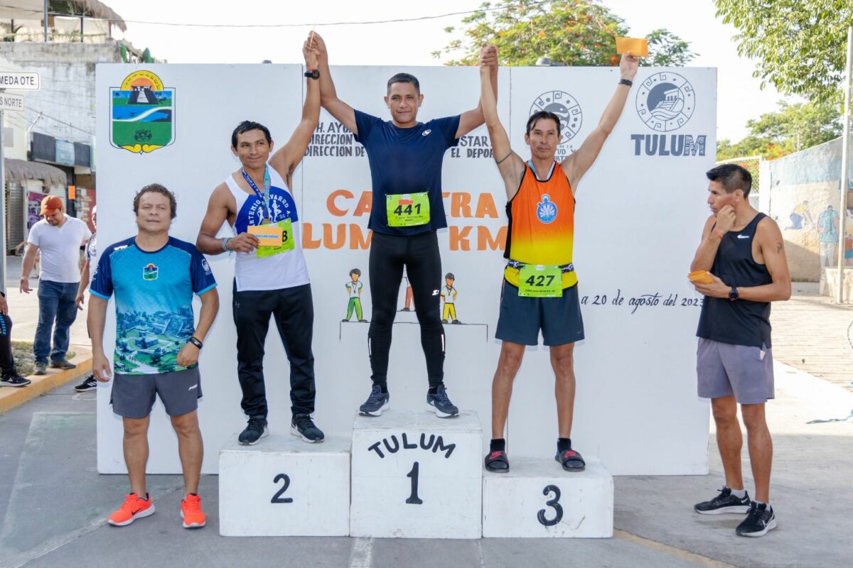 Exitosa Carrera Tulum 13K reúne a 230 atletas en el Caribe Maya
