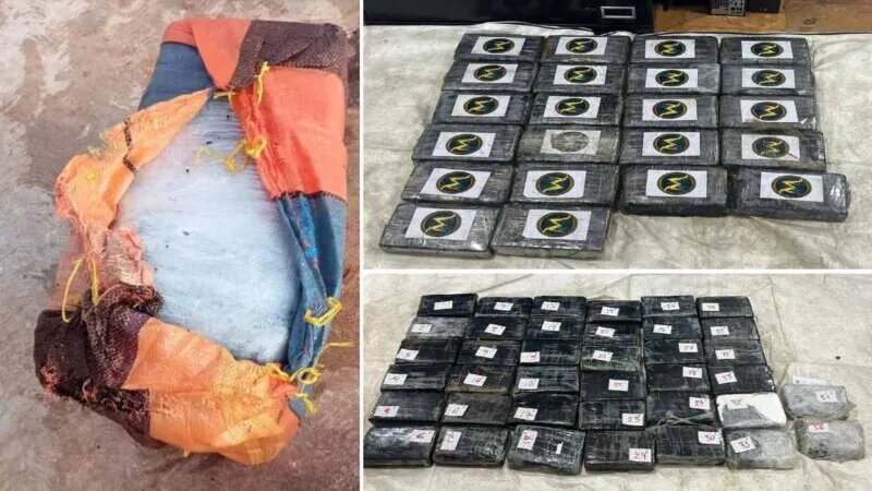 Localizan embarcación volteada con 159 kilos de cocaína en Puerto Aventuras