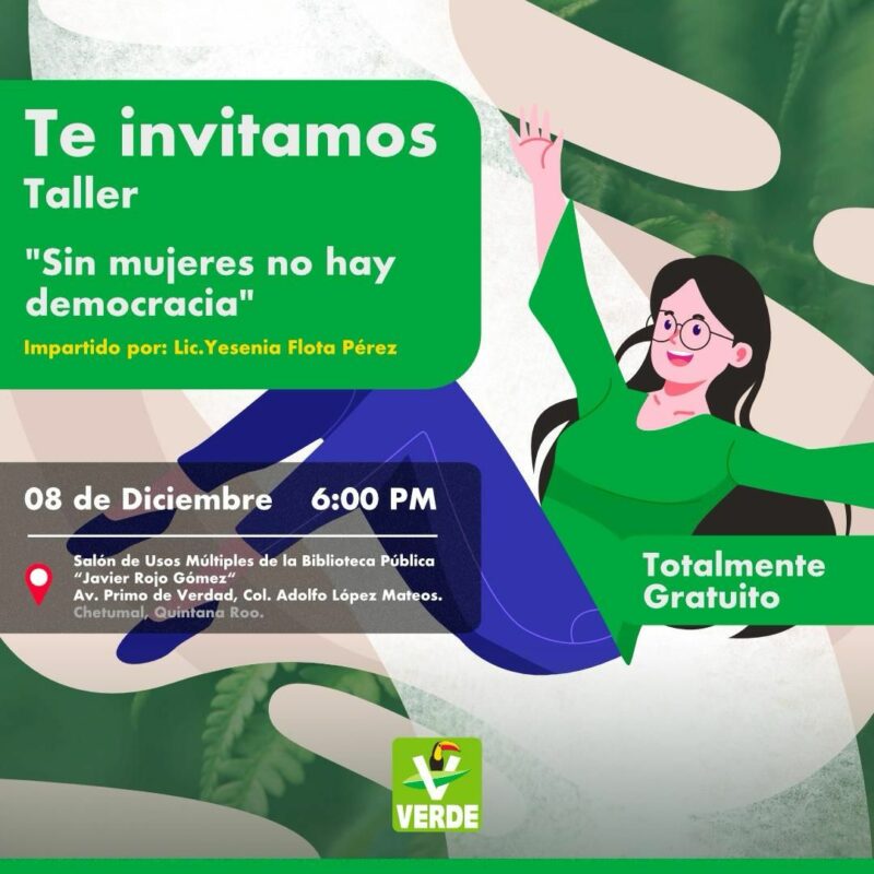 Impulsa Renán Sánchez la capacitación de los militantes del Verde